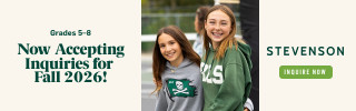 Stevenson Middle Division 2025-26 Display Ad 320x100 A Version