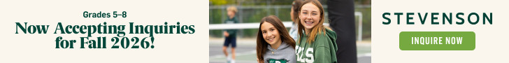 Stevenson Middle Division 2025-26 Display Ad 728x90 A Version