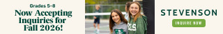 Stevenson Middle Division 2025-26 Display Ad 320x50 B Version