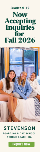 Stevenson Upper Division Boarding 2025-26 Display Ad 160x600 B Version
