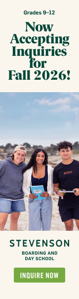 Stevenson Upper Division Day 2025-26 Display Ad 160x600 B Version