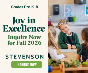 Stevenson Lower/Middle Division 2025-26 Retargeting Ad 300x250 A Version