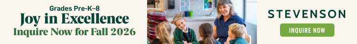 Stevenson Lower/Middle Division 2025-26 Retargeting Ad 728x90 A Version