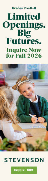 Stevenson Lower/Middle Division 2025-26 Retargeting Ad 160x600 B Version