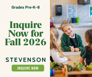 Stevenson Lower/Middle Division 2025-26 Retargeting Ad 300x250 B Version