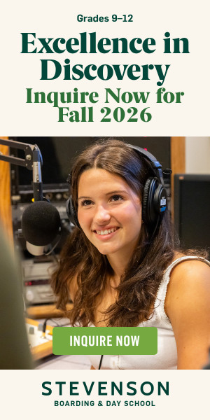 Stevenson Upper Division 2025-26 Retargeting Ad 300x600 A Version