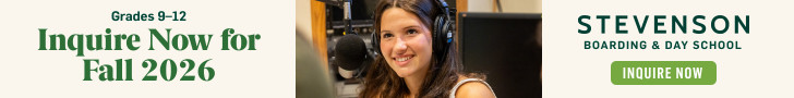 Stevenson Upper Division 2025-26 Retargeting Ad 728x90 A Version