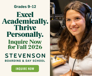 Stevenson Upper Division 2025-26 Retargeting Ad 300x250 B Version
